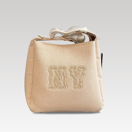 mlb 帆布刺绣水桶包