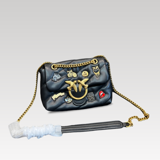 PINKO sheepskin cloud cream puff