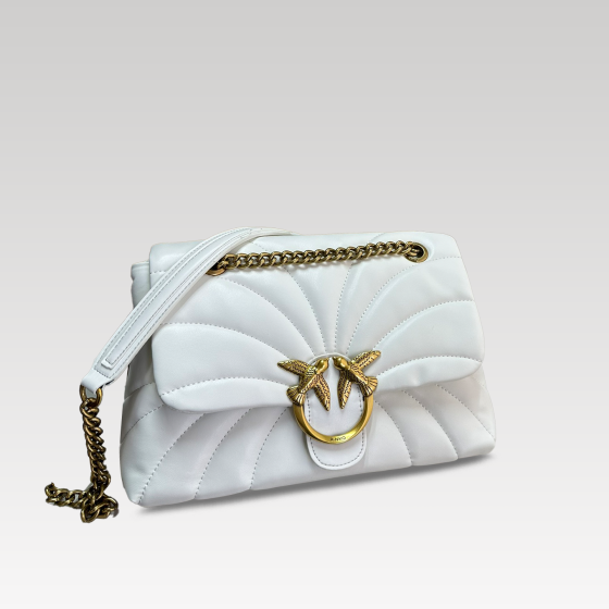 Pinko Limited Edition Swallow Bag in white