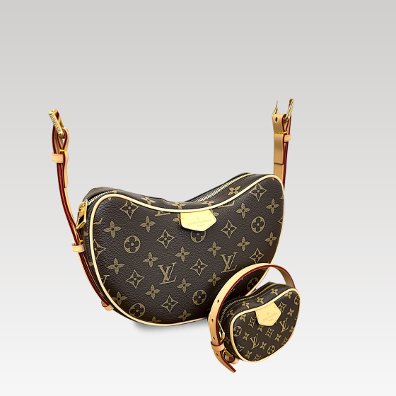 lv monogram horned shoulder set