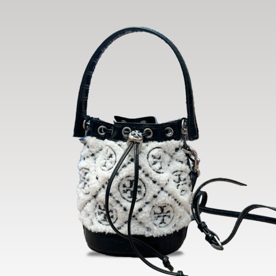 Tory burch 毛绒水桶包