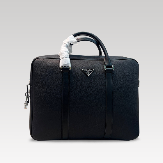 Prada cowhide briefcase
