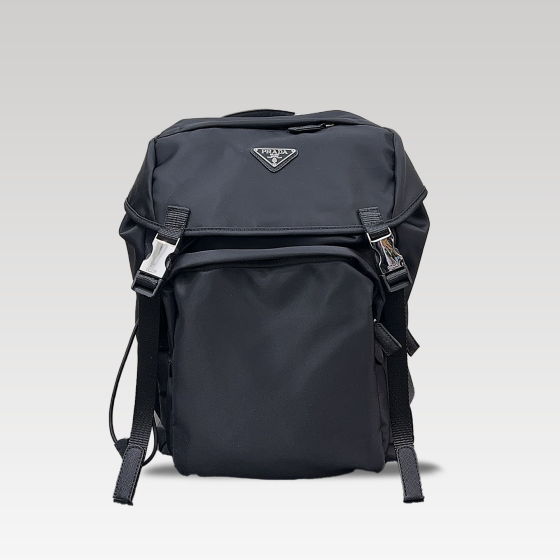 Prada Nylon fabric flip-top backpack