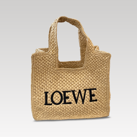 Roewe straw tote bag